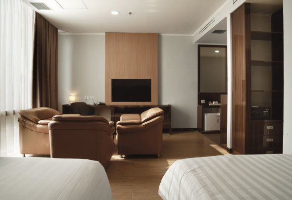 Dreamtel guest room — thoughtful design