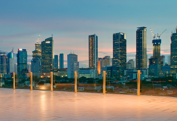 Dreamtel rooftop — panoramic views